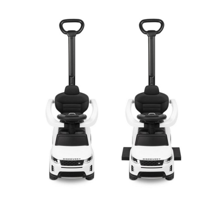 Masinuta copii, 3 in 1, cu maner de impins pentru parinti si bara de protectie, Land Rover Discovery Toyz, 321824, Alb [2]