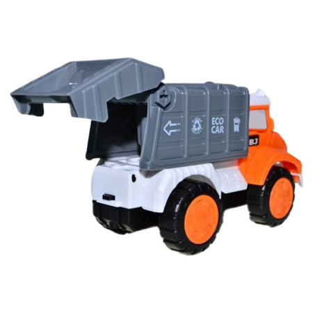 Masinuta de gunoi, pentru baieti, Mini Junior MG1811, Portocaliu [3]