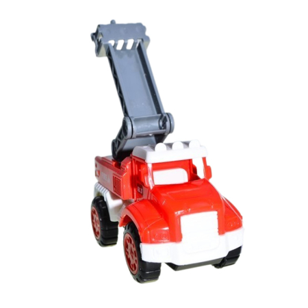 Masinuta de pompieri, pentru baieti, Mini Junior MP1911R, Rosu [1]