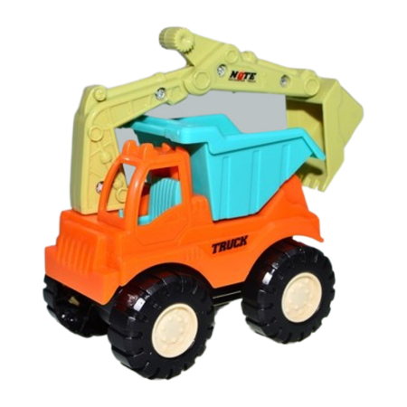 Masinuta excavator, pentru baieti, Mini Junior ME1911P, Portocaliu [1]