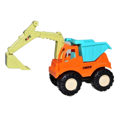 Masinute - Masinuta excavator, pentru baieti, Mini Junior ME1911P, Portocaliu