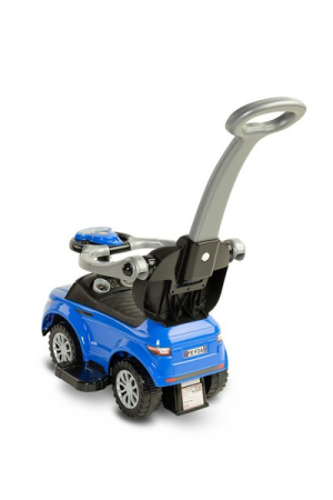 Masinuta copii, 3 in 1, cu maner de impins pentru parinti si bara de protectie, Sport Car Toyz, 390017, Albastru [4]