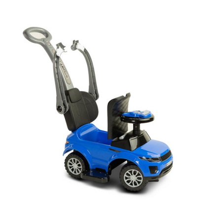 Masinuta copii, 3 in 1, cu maner de impins pentru parinti si bara de protectie, Sport Car Toyz, 390017, Albastru [5]