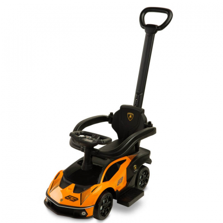 Masini si vehicule pentru copii - Masinuta pentru copii 3 in 1 Toyz Lamborghini LB6535, Portocaliu