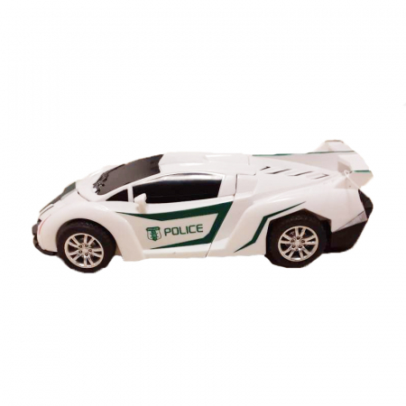 Masinuta politie tip robot Midex D33423, Alb [2]