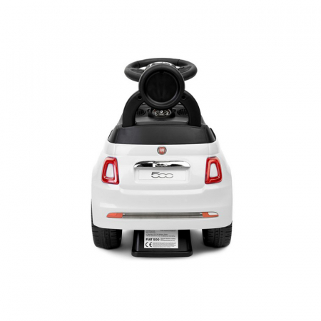 Masinuta Ride-on pentru copii, Toyz Fiat 500 White 388618, Alb [2]