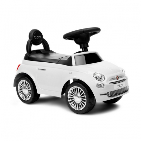 Masini si vehicule pentru copii - Masinuta Ride-on pentru copii, Toyz Fiat 500 White 388618, Alb
