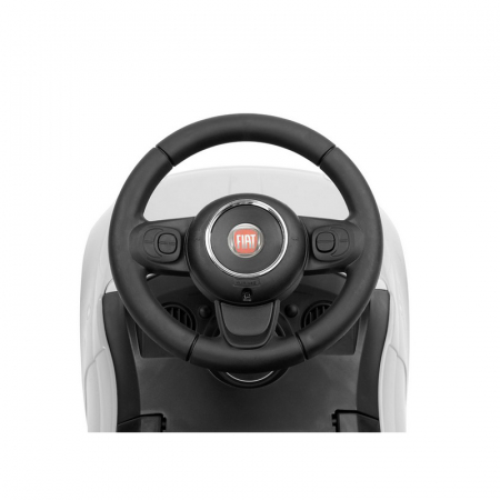 Masinuta Ride-on pentru copii, Toyz Fiat 500 White 388618, Alb [4]