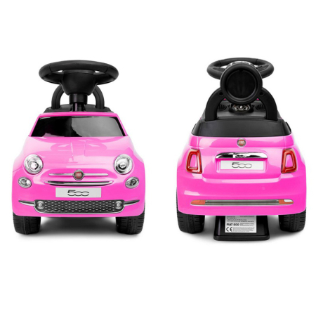 Masinuta Ride-on pentru copii, Fiat 500 Pink Toyz, 392431, Roz [6]