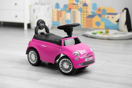 Masinuta Ride-on pentru copii, Fiat 500 Pink Toyz, 392431, Roz [7]