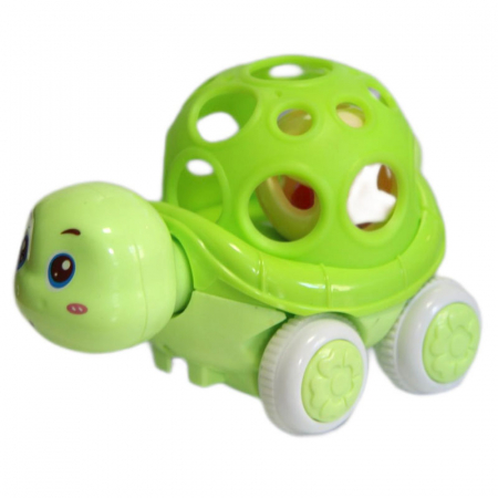 Joaca, activitati si ambalaje - Masinuta tip broasca testoasa pentru copii Edu & Fun 156809-2, Verde