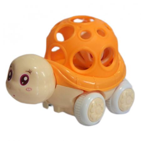 Joaca, activitati si ambalaje - Masinuta tip broasca testoasa pentru copii Edu & Fun 156809-3, Portocaliu