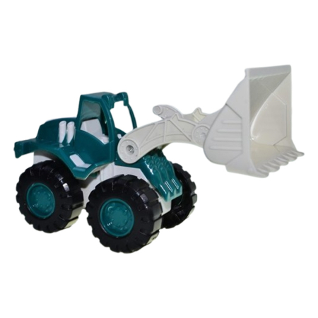 Masinuta excavator, pentru baieti, Mini Junior MT1911, Turcoaz [2]