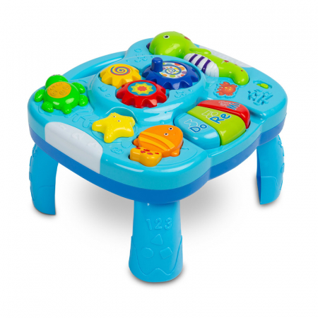 Covorase si centre de joaca - Masuta interactiva pentru copii Toyz Falla 387130, Albastru