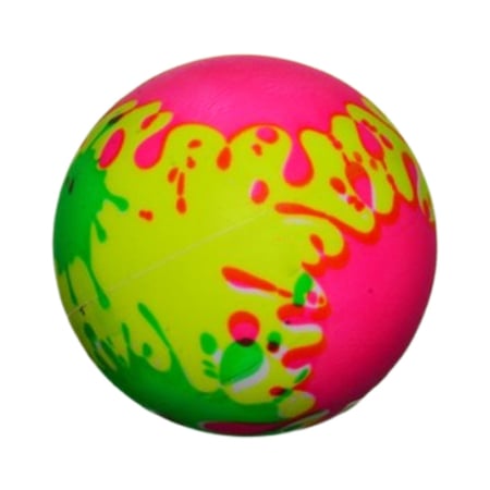 Joaca, activitati si ambalaje - Jucarie antistres minge, din cauciuc moale, diametru 10,5 cm, pentru copii, Mini Junior M2011M2, Multicolor