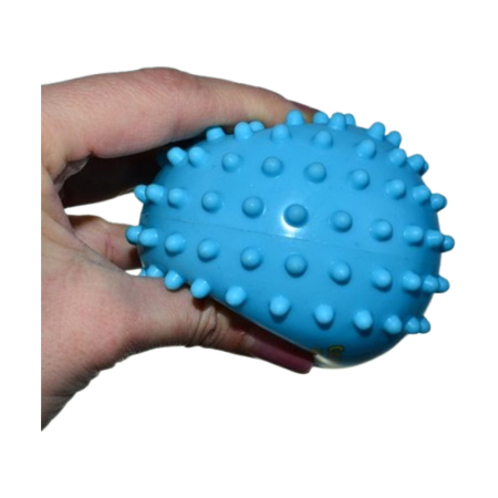 Jucarie antistres minge, din cauciuc moale, diametru 11,5 cm, pentru copii, Mini Junior M2011A, Albastru [1]