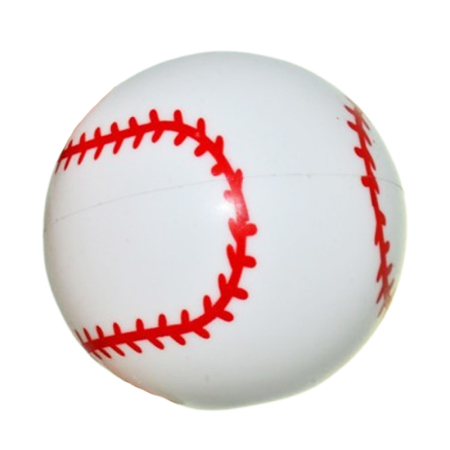 Jucarie antistres minge, din cauciuc moale, diametru 9,5 cm, pentru copii, Mini Junior M1811A2, Alb [1]