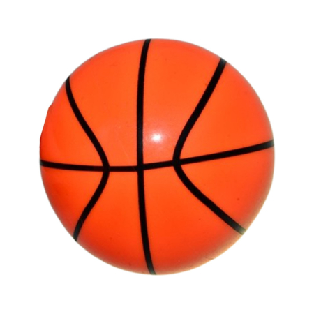 Jucarii antistres - Jucarie antistres minge, din cauciuc moale, diametru 9,5 cm, pentru copii, Mini Junior M1811P, Portocaliu