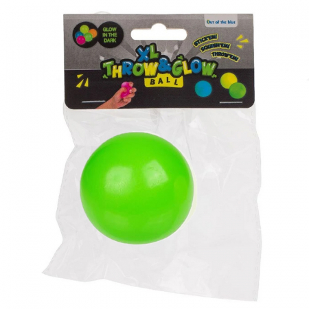 Minge antistres fosforescenta Throw&Glow Mini Junior 33502V, Verde [1]