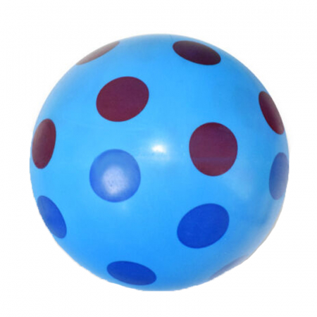 Jucării exterior, triciclete și mașini - Minge de cauciuc 20 cm pentru copii Toys 625122-A, Albastru