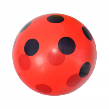 Jucării exterior, triciclete și mașini - Minge de cauciuc 20 cm pentru copii Toys 625122-R, Rosu