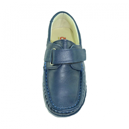 Mocasini ortopdici din piele pentru baieti Ozcan OZCN1-36, Bleumarin [1]