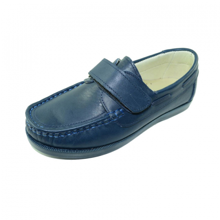Mocasini ortopdici din piele pentru baieti Ozcan OZCN1-36, Bleumarin [0]