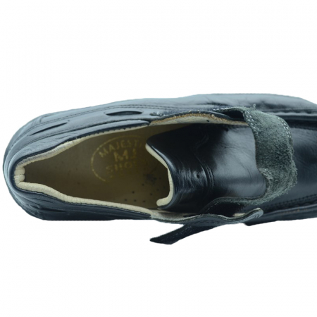 Mocasini piele baieti Majestic Shoes SSBM-38-33, Negru [1]