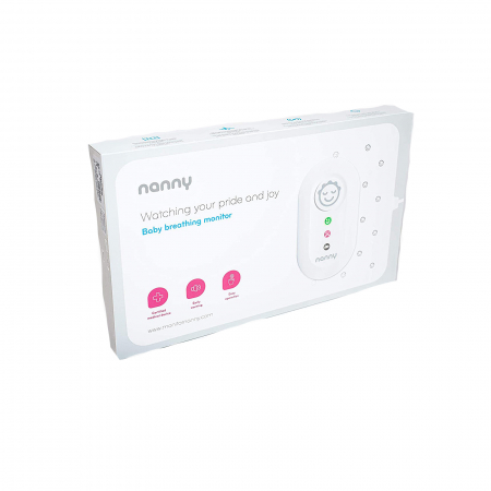 Monitor de respiratie pentru bebelusi Nanny 530056, Alb [1]