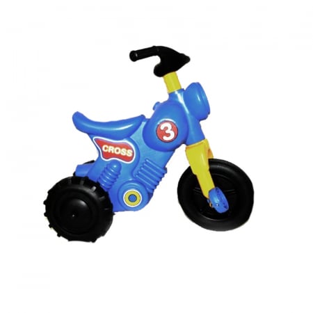 Motocicleta cu pedale Dohany Cross Motor DCM1G, Albastru [0]