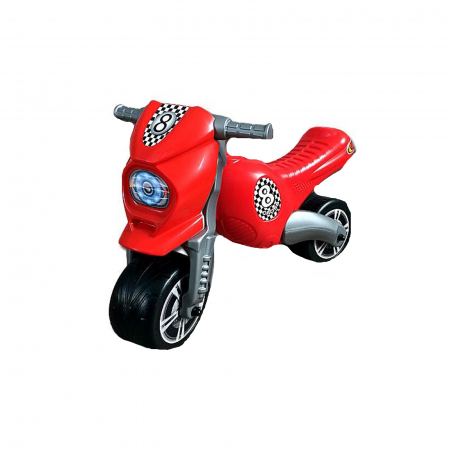 Masini si vehicule pentru copii - Motocicleta fara pedale pentru baieti Dohany Cross 8 100204, Rosu