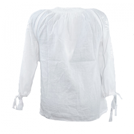 Bluza tip ie pentru fete Mini Junior MRI-6-80-86, Alb [1]