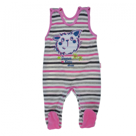 Salopete bebelusi fete - Salopeta fara maneci pentru fete Nicol 986950-68, Multicolor