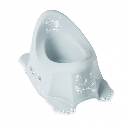 Igiena copiilor - Olita antiderapanta Tega Baby Owl 001-106, Gri