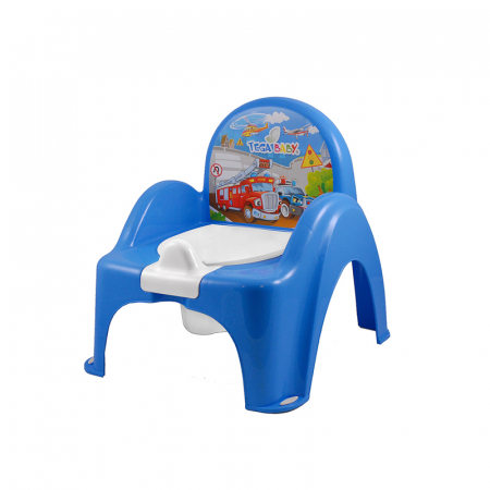 Igiena copiilor - Olita muzicala tip scaunel Teg Baby PO-053-120, Albastru