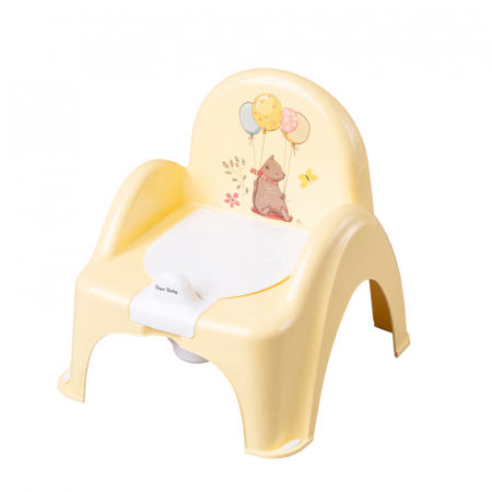 Olite si reductoare - Olita muzicala tip scaunel Tega Baby Forest PO-073-109, Galben