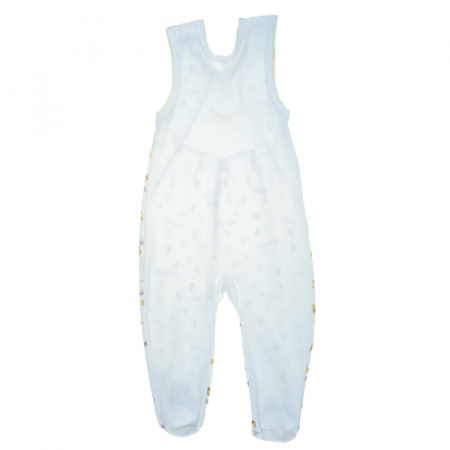 Salopeta fara maneci pentru fete Koala Bobas Fashion 827AL-80, Alb [1]