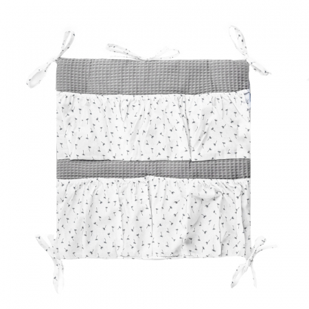 Accesorii patut - Organizator patut pentru bebelusi 47 x 47 cm Sensillo 386959, Gri