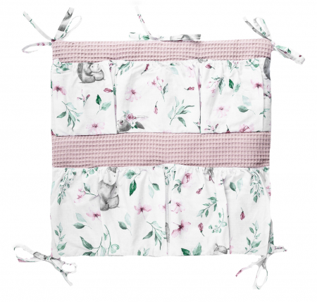 Accesorii patut - Organizator patut pentru bebelusi 47 x 47 cm Sensillo 386966, Roz