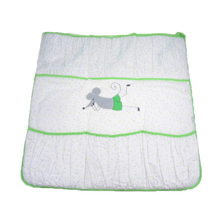 Accesorii patut - Organizator patut pentru bebelusi 58 x 58 cm Ty i My Mouse 530-20, Multicolor