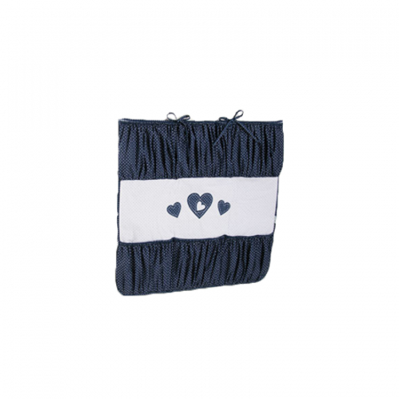 Accesorii patut - Organizator patut pentru bebelusi Ty i My Hearts 60 x 60 cm OTMH-B, Bleumarin