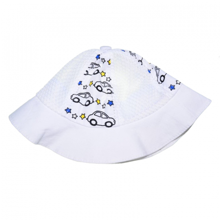 Palarie pentru baieti Mini Junior PRIE-MJ4, Alb [1]