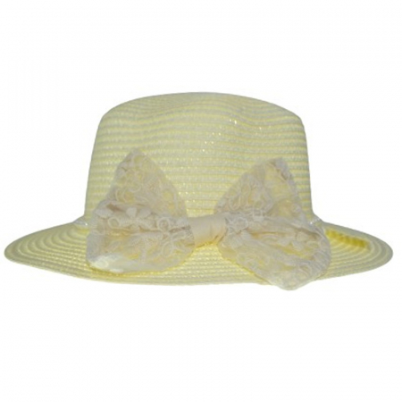 Caciuli si palarii de vara fete - Palarie pentru fete Mini Junior MJ0105-4, Crem