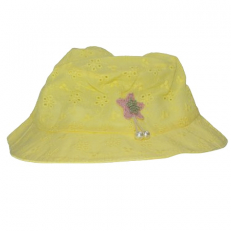 Caciuli si palarii de vara fete - Palarie pentru fete Mini Junior MJ0105-32, Galben