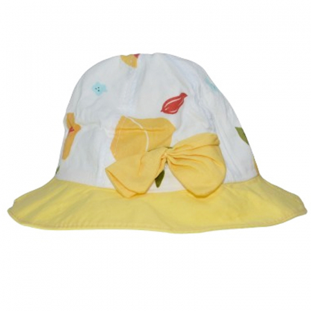 Caciuli si palarii de vara fete - Palarie pentru fete Mini Junior MJ0105-19, Galben