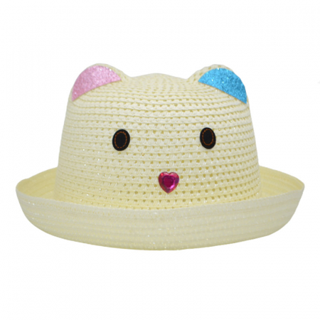 Caciuli si palarii de vara fete - Palarie pentru fete Mini Junior P20-2, Galben