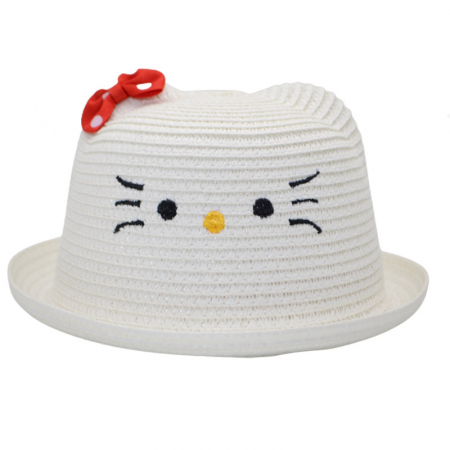Caciuli si palarii de vara fete - Palarie pentru fete Mini Junior P20-11, Alb