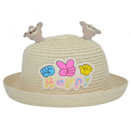 Caciuli si palarii de vara fete - Palarie pentru fete Mini Junior P20-6, Crem