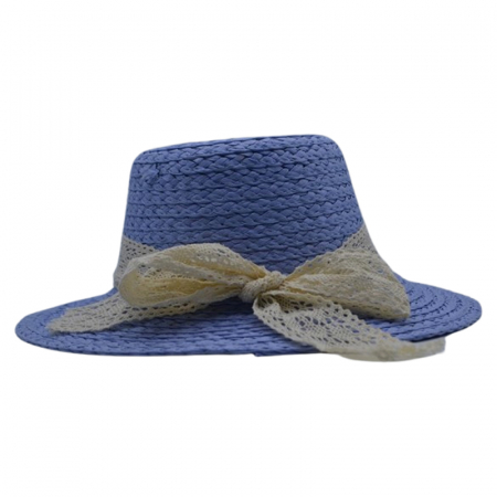 Caciuli si palarii de vara fete - Palarie pentru fete Mini Junior, PLF3579A, Albastru