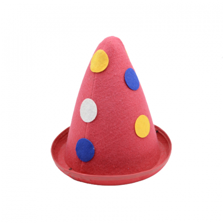Palarie pentru petrecere Clown Mini Junior PPMJ-01, Rosu [1]